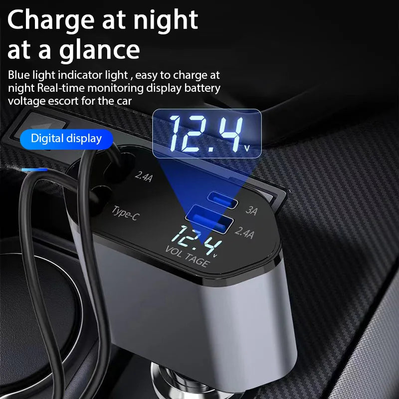 Ultimate 4-in-1 Car Charger