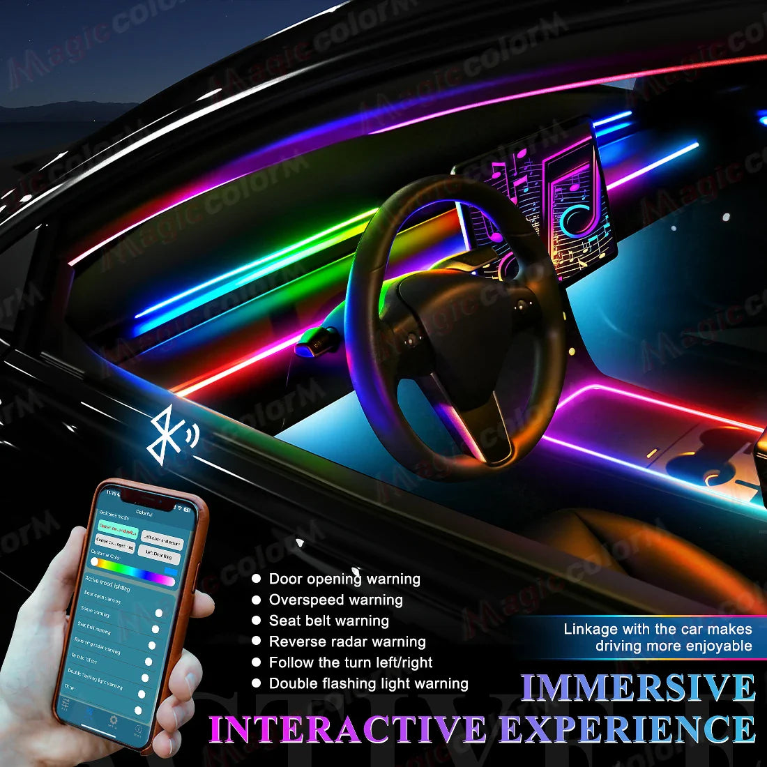 Magic Car Interior Lights Kit