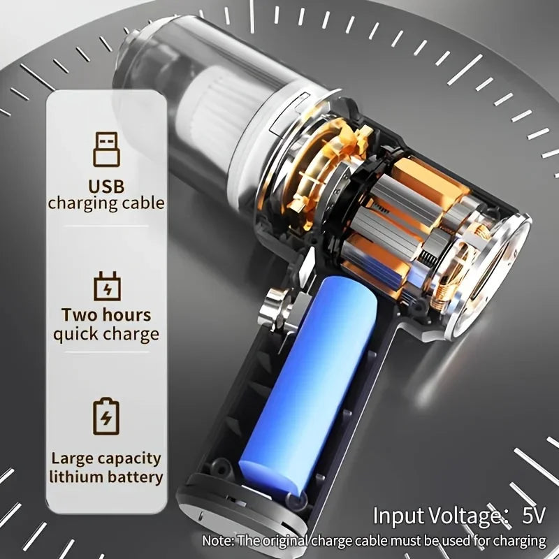 PowerClean Wireless Car Vacuum