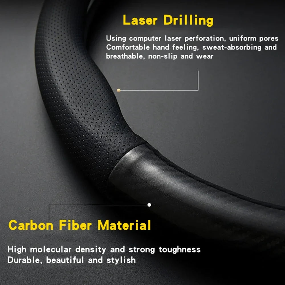 Sleek Anti-Slip Steering Cover